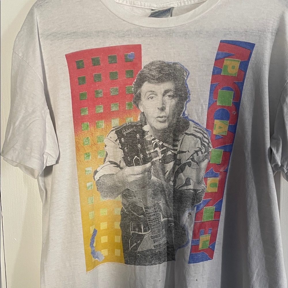 VTG Paul McCartney Concert Tee 1989/1990 World Tour - Picture 2 of 6